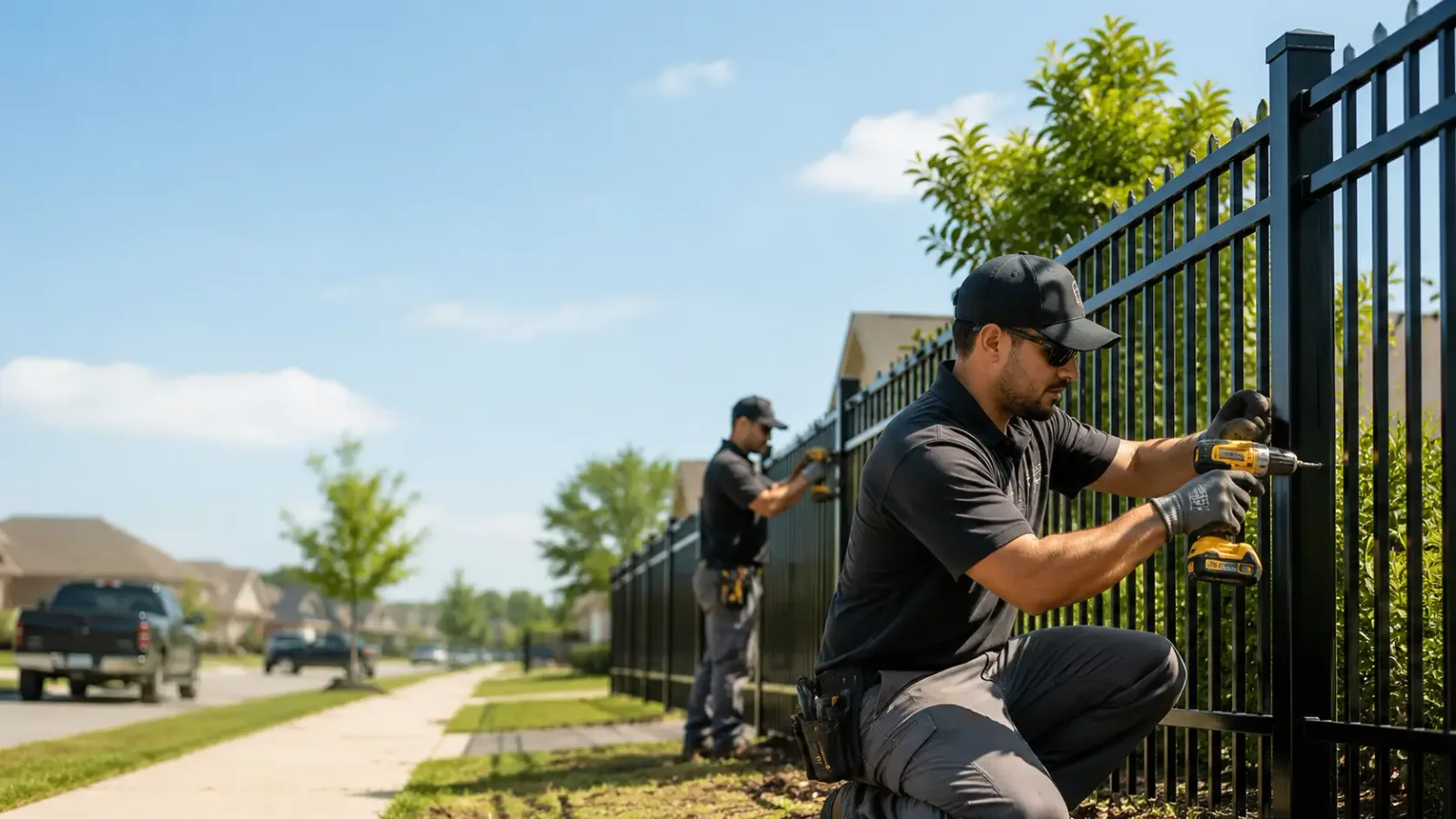 Metal Fence Installation in Deering, ND